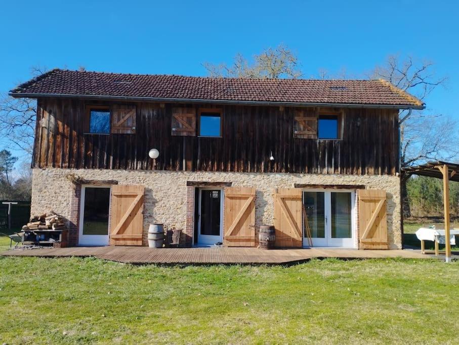 Ancienne Grange Landaise Villa Brocas Luaran gambar